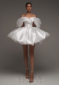 Свадебное платье Рафаэлла Силк вайт-V69801