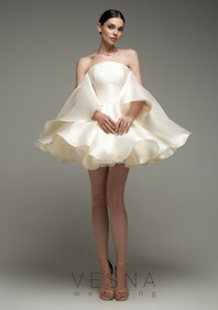 Свадебное платье Эйприл крем-V69861