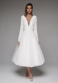 Свадебное платье Бридж Милк Люкс-V70327