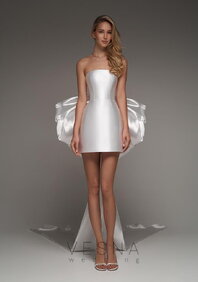 Вечернее платье Жаклин Силк Вайт-V70423