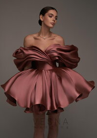 Вечернее платье Рафаэлла Чайная Роза-V70465