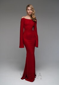 Вечернее платье Элли Руж-V70512