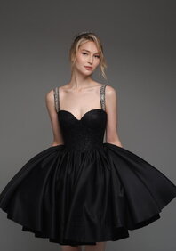 Вечернее платье Аура Нуар Мини-V70517