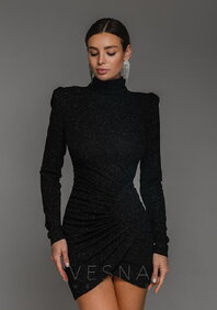 Вечернее платье Рейчел Мини Нуар-V70559