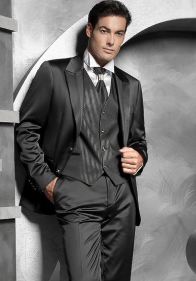 Свадебный мужской костюм P1225 - Салон костюмов Platinium