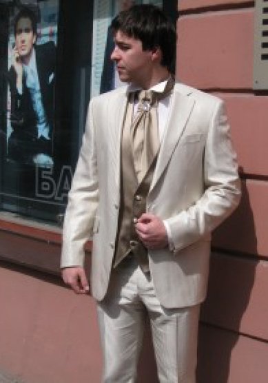 Свадебный мужской костюм Б1262 - Магазины мужской одежды Бадем