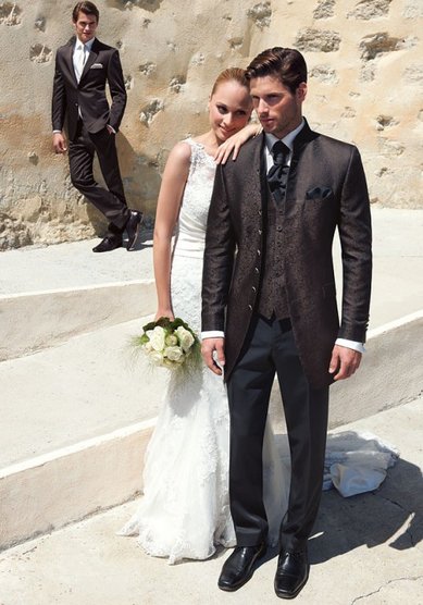 Свадебный мужской костюм Френч (Mauritio)-W1406 - Торговый Дом WILVORST