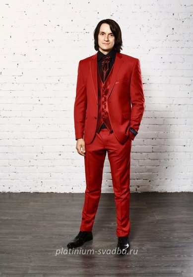 Свадебный мужской костюм P2558 - Салон костюмов Platinium