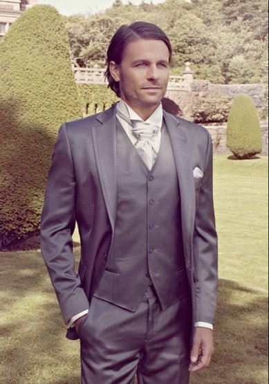 Свадебный мужской костюм Grey Felix-Theo-C2673 - Салон мужских костюмов Cavaliere