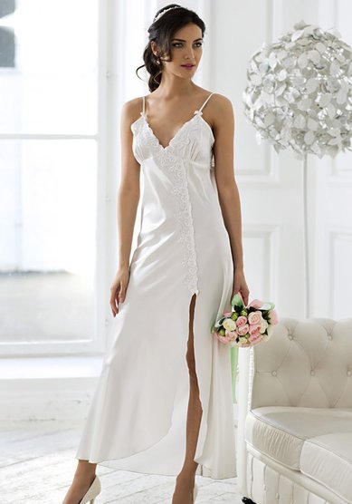 Свадебное белье Сорочка свадебная-M65048 - Салон нижнего белья Mia