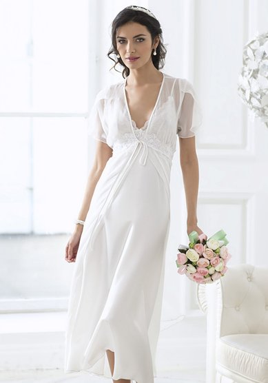 Свадебное белье Пеньюар свадебный Afrodita-M65052 - Салон нижнего белья Mia