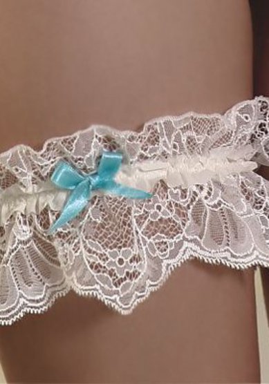 Свадебное белье Кружевная подвязка-M65084 - Салон нижнего белья Mia