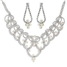 Колье и серьги А119309