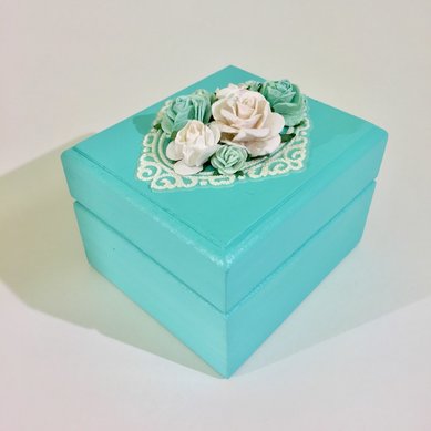 Шкатулка для колец Мята V119966 - Мастерская аксессуаров VALLERIdesign
