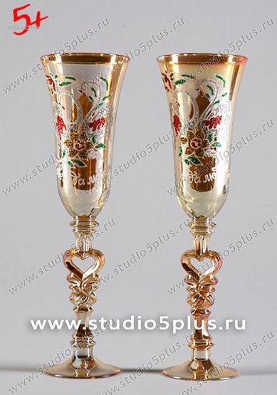 Бокалы С32547 - Свадебные аксессуары Студия 5+