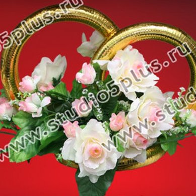 Украшение на автомобиль С32552 - Свадебные аксессуары Студия 5+