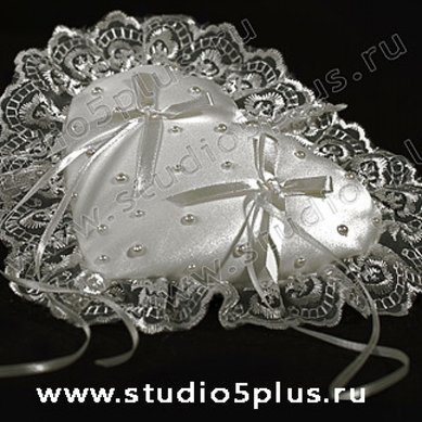 Подушечка для колец С32559 - Свадебные аксессуары Студия 5+