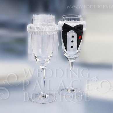 Бокалы W32577 - Свадебные аксессуары Weddingpalace