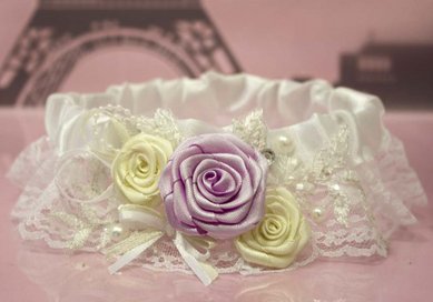 Подвязка Французская роза V49165 - Салон аксессуаров VESTA