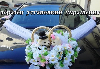 Мишки с фатином на авто V49210 - Салон аксессуаров VESTA