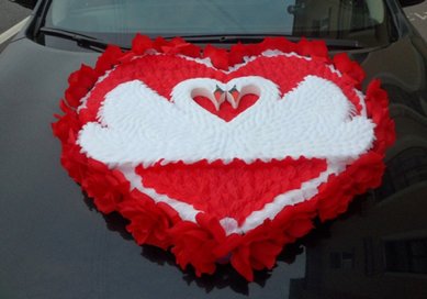 Сердце на машину V49217 - Салон аксессуаров VESTA