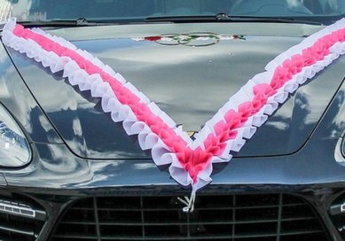 Ленточка на машину Рюш V49223 - Салон аксессуаров VESTA