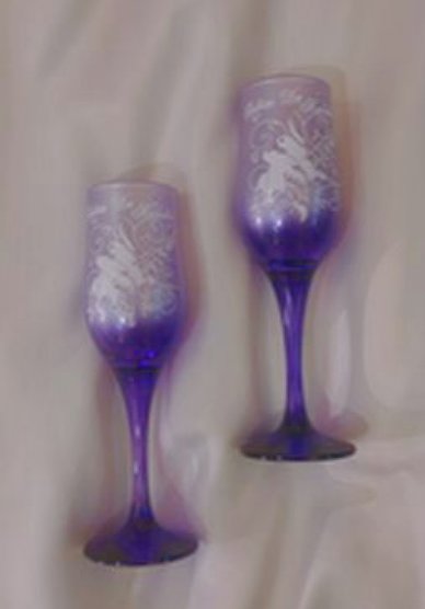 Бокалы свадебные К79378 - Салон свадебной и вечерней моды Королева